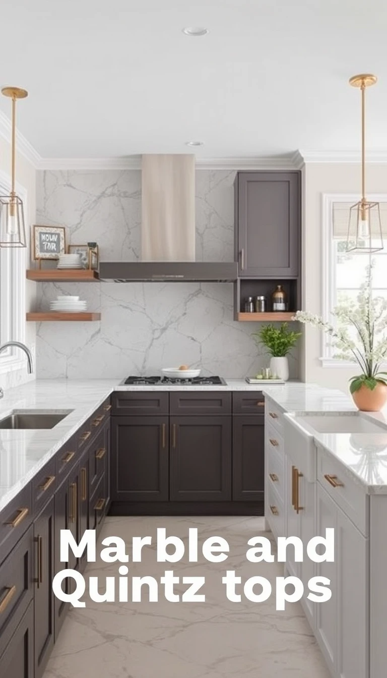 Marble and Quartz Countertops