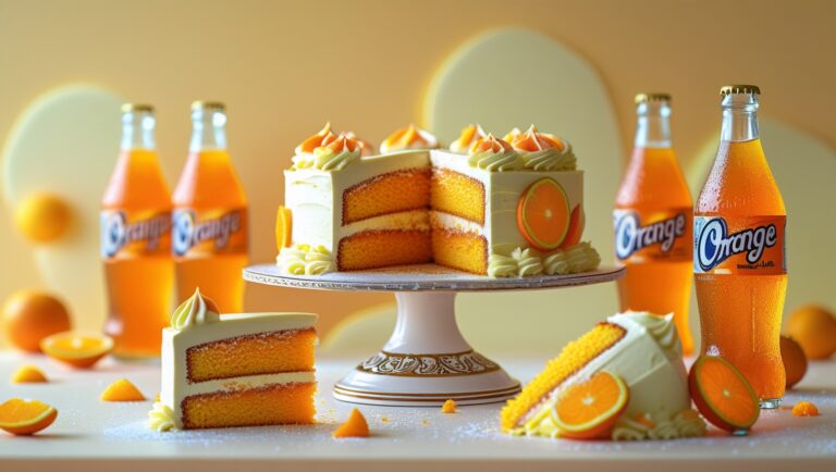 Orange Creamsicle Cake With Orange Soda